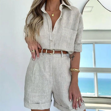 Alani - smart belted set