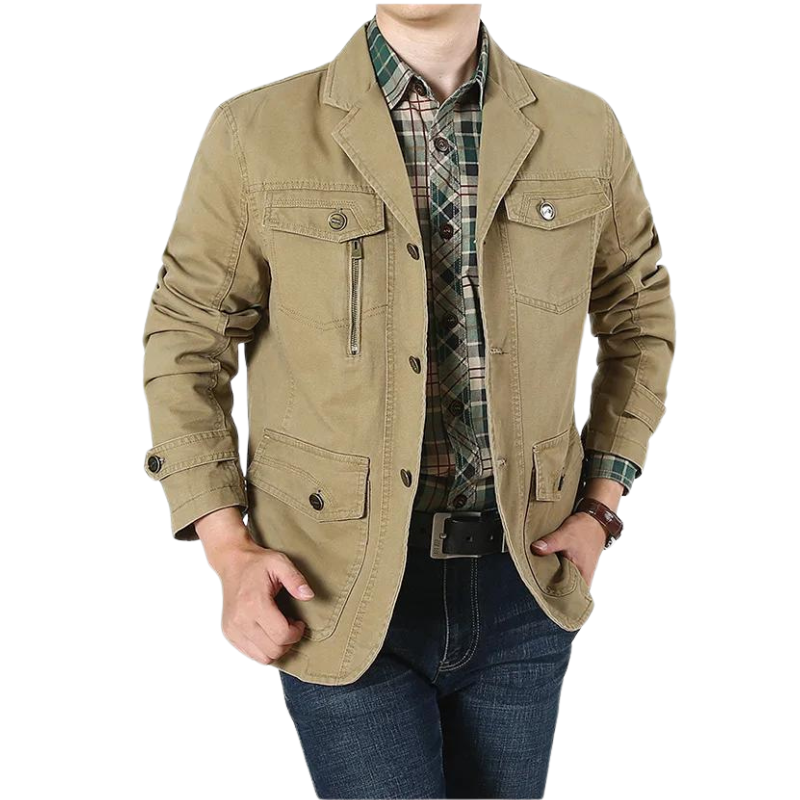 Men's cotton blazer jacket