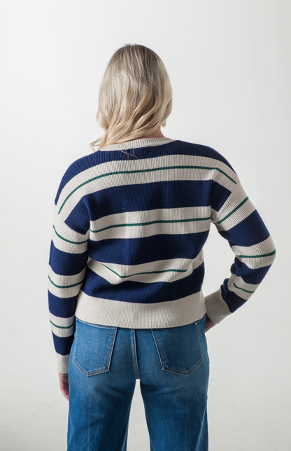 Astra Stripe Sweater Top