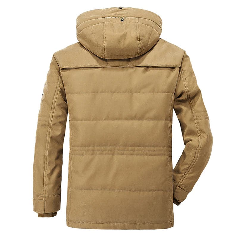 Men's hooded winter parka