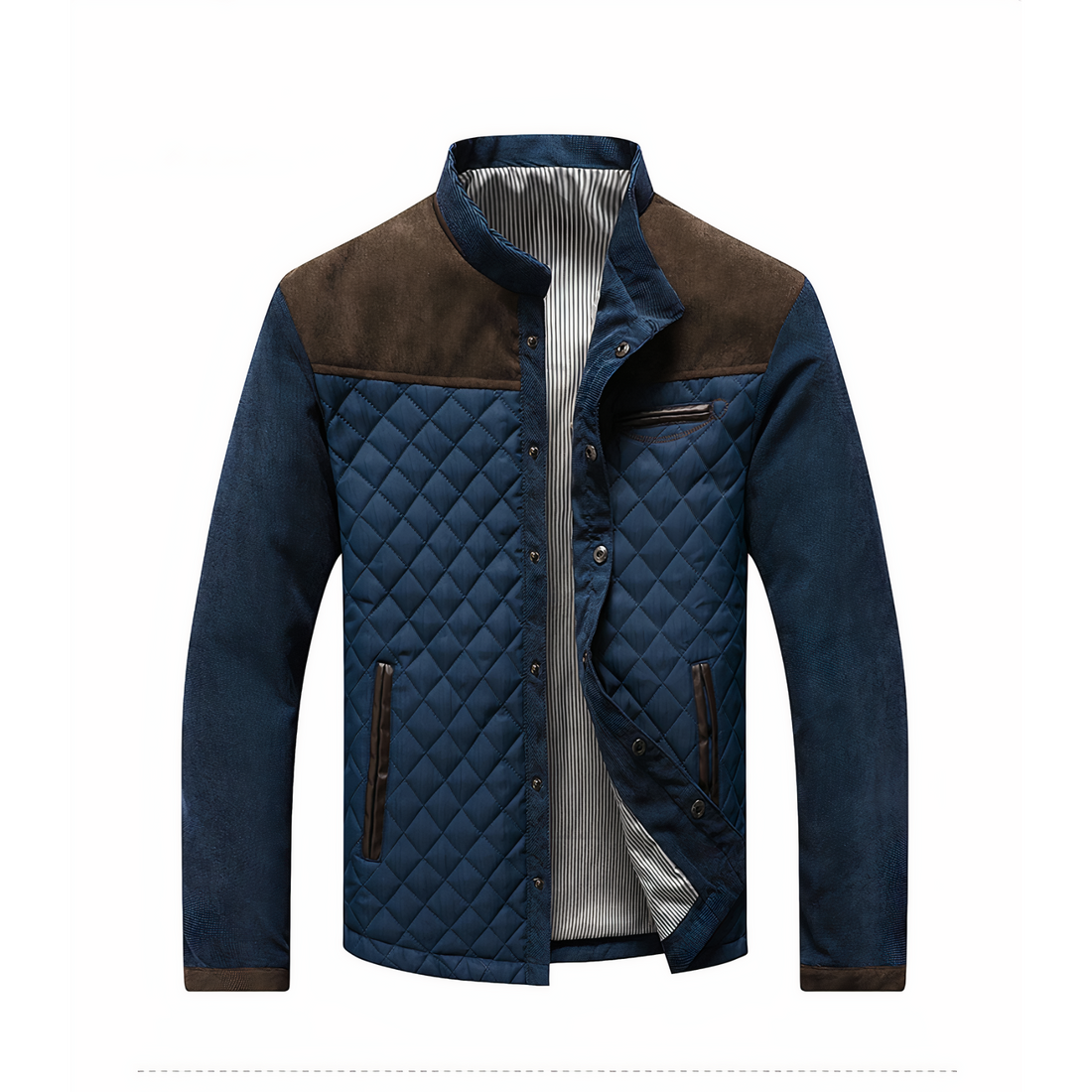 Men's quilted casual jacket