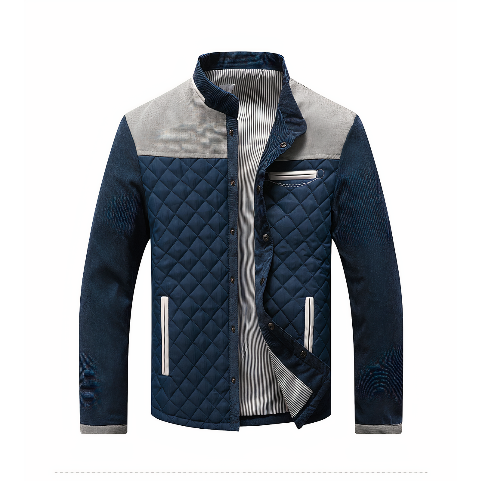 Men's quilted casual jacket