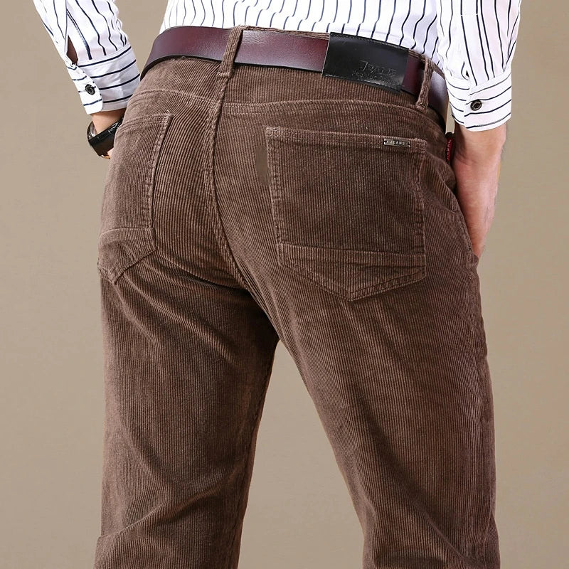 Abram - Straight Corduroy Trousers