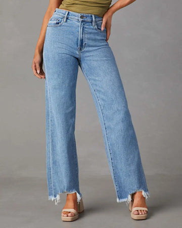 Adriana - Denim Straight Jeans