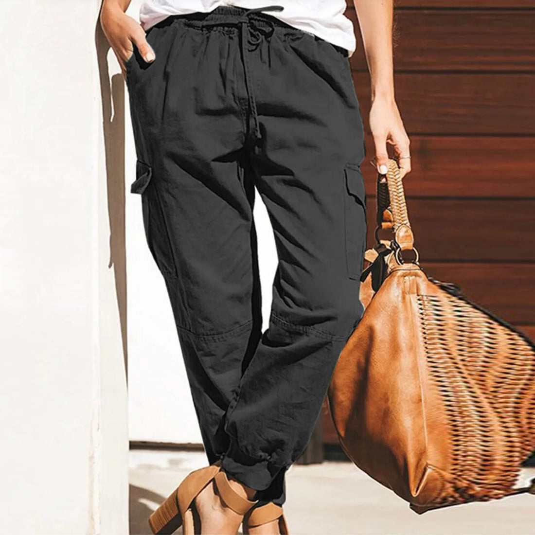 Carla - loose cargo style trousers