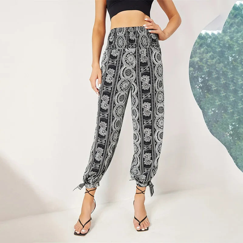 Alessandra - baggy split leg trousers