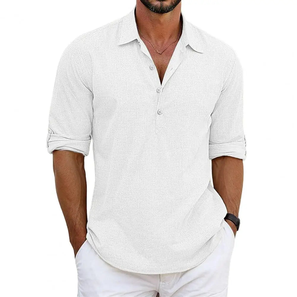 Axel - hlaf collar shirt