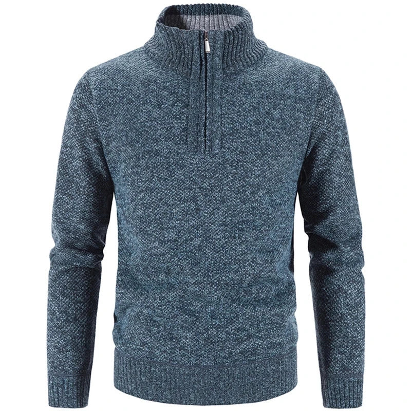 Auden-Rose - quarter zip knitted pullover