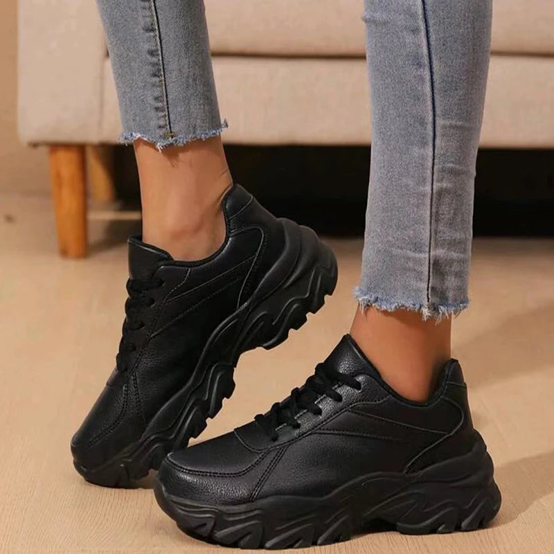 Alba - chunky platform trainers