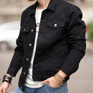 Bain - slim denim jacket