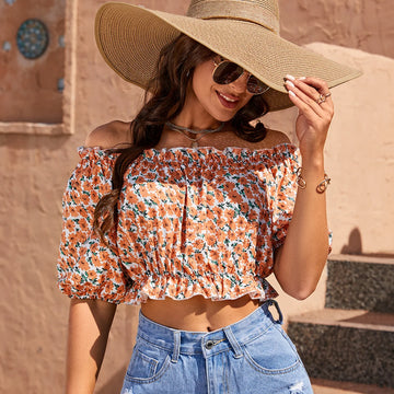Bianca - off shoulder puff top