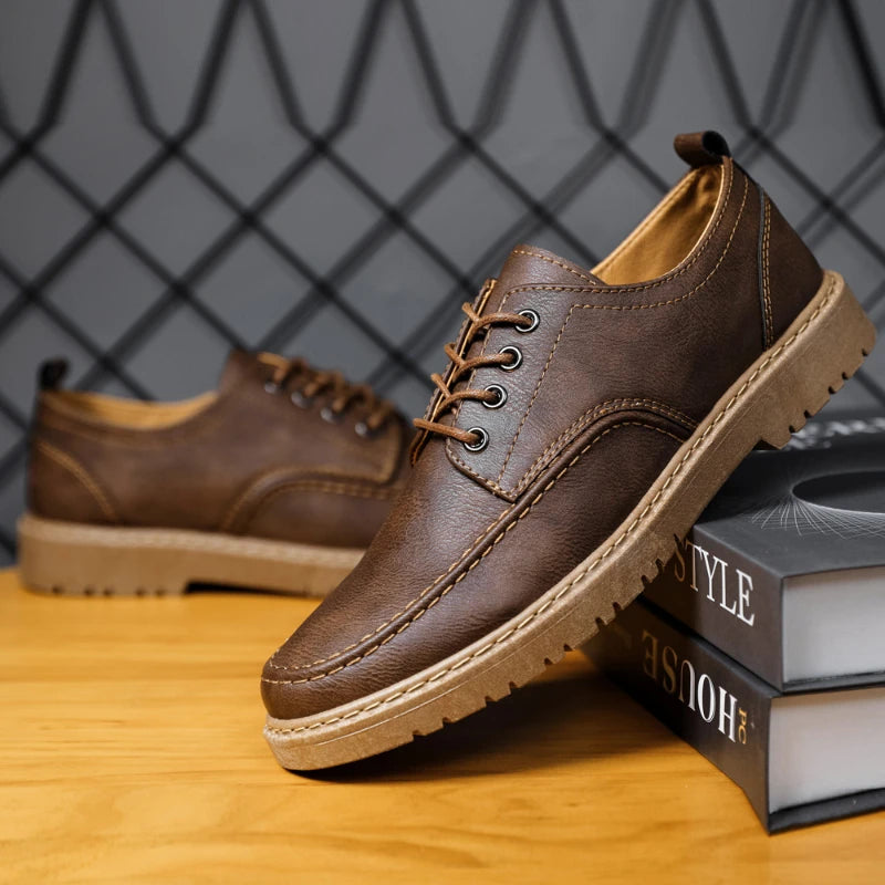 Duncan-Mae - thick sole lace up shoes