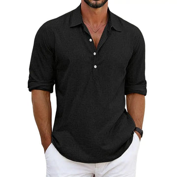 Axel - hlaf collar shirt