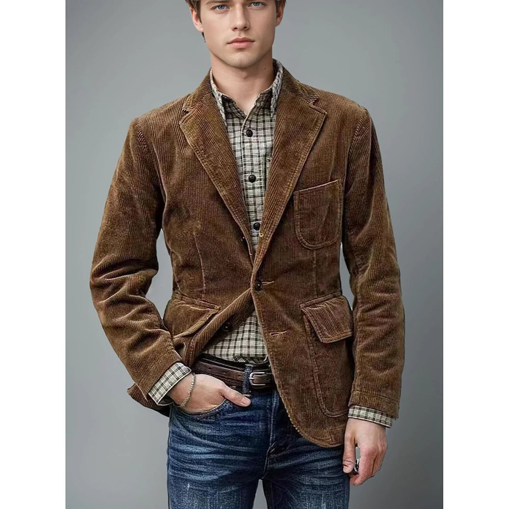 Baxton - corduroy pocket jacket