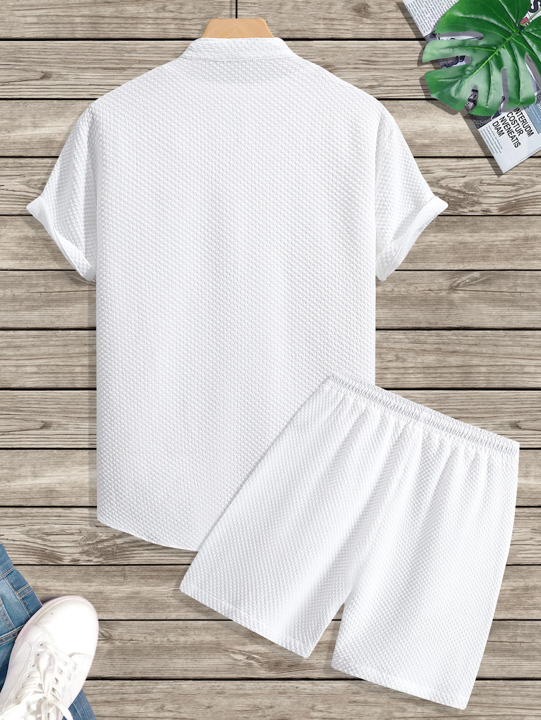 Zeke - waffle textured set