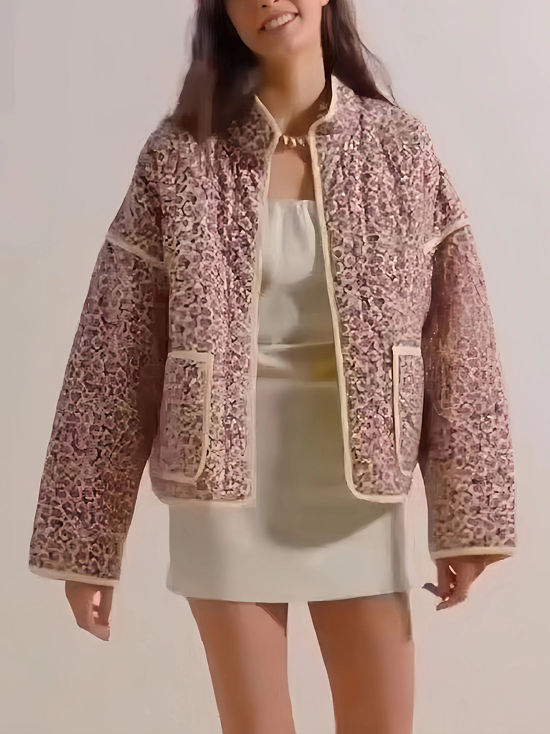 Adira - floral quilted jacket