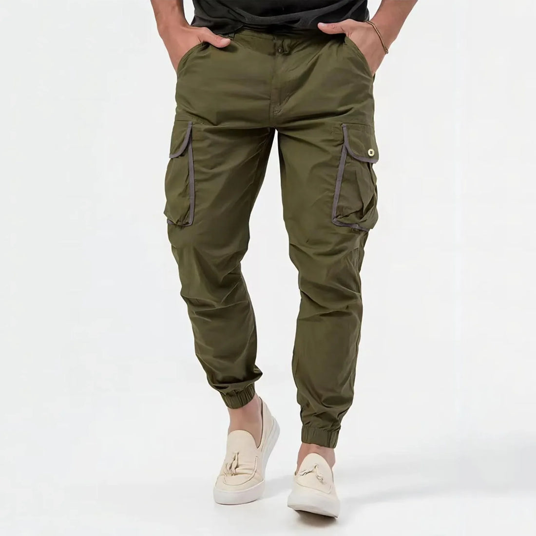 Grayson - slim cargo trousers