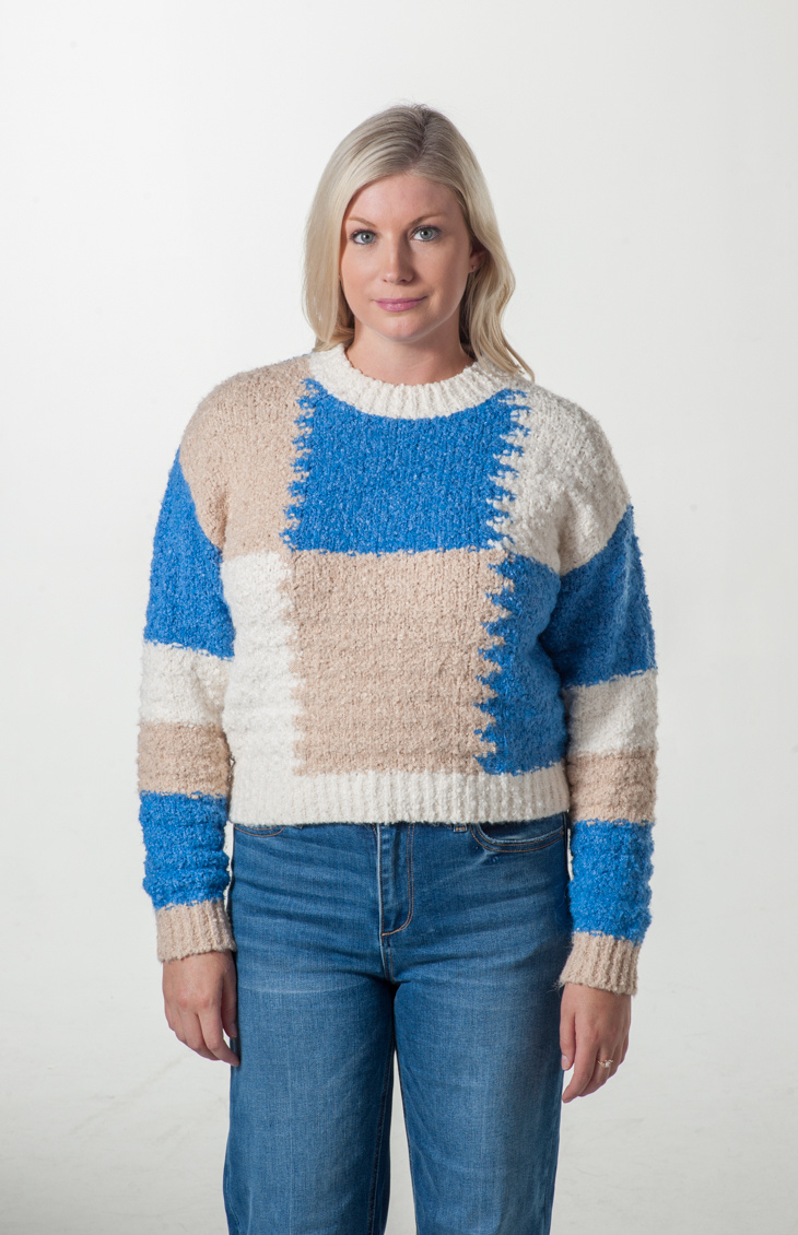 Addison Colorblock Crew Sweater