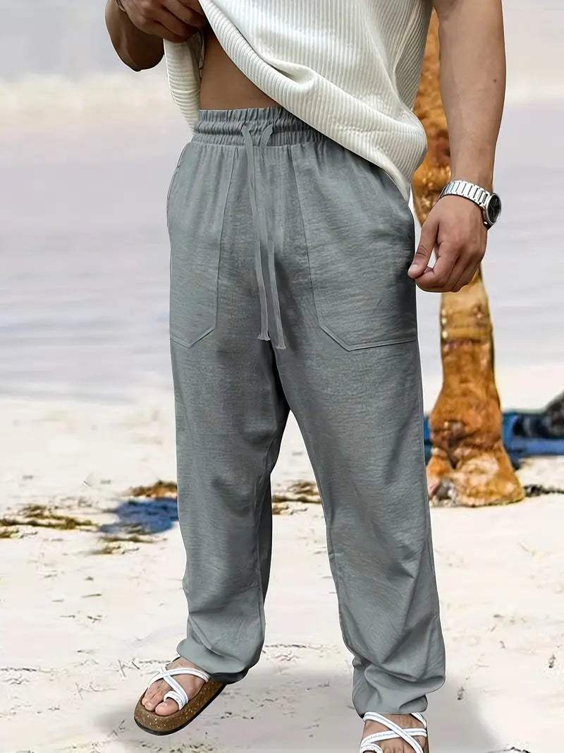 Breathable men's summer trouser