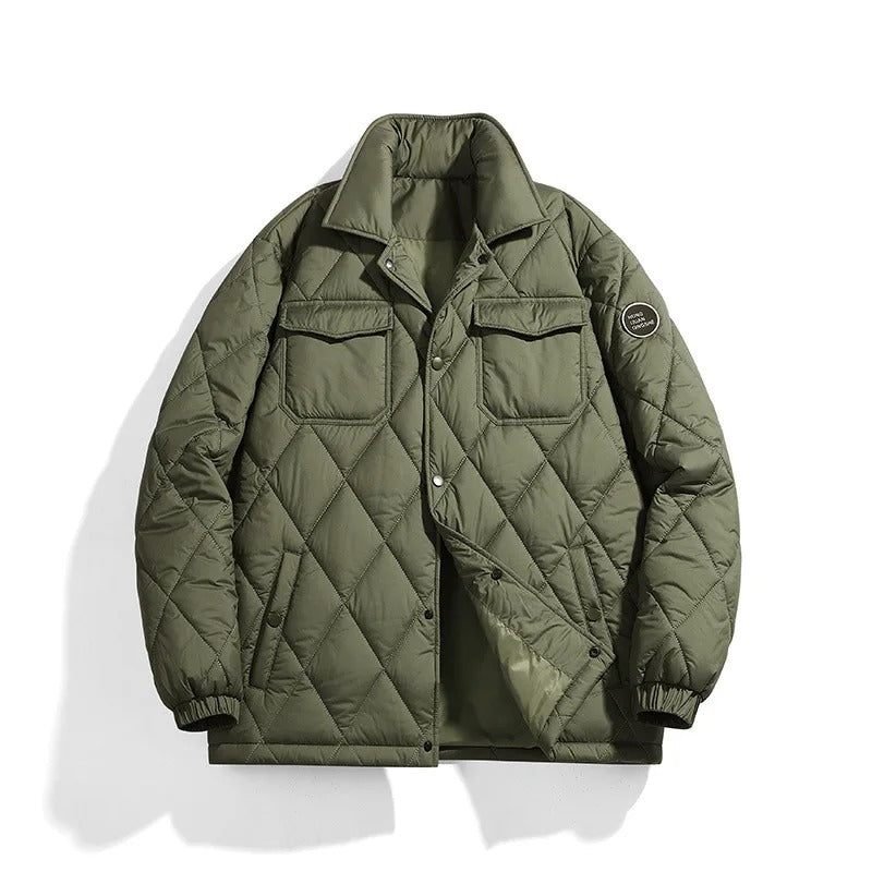 Men's quilted padded jacket